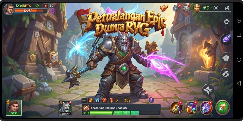 Tampilan game RPG 1234BETS yang memukau dan menegangkan.
