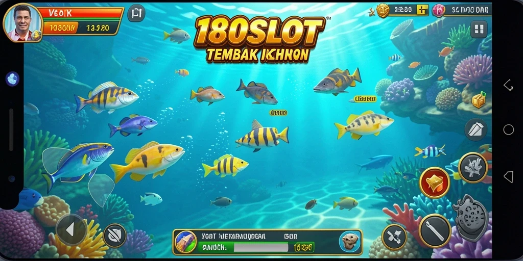 Gameplay seru menembak ikan dengan grafis menawan.