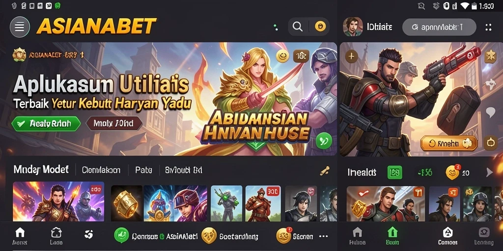Tangkapan layar utama ASIANABET menunjukkan fitur pengingat yang intuitif.