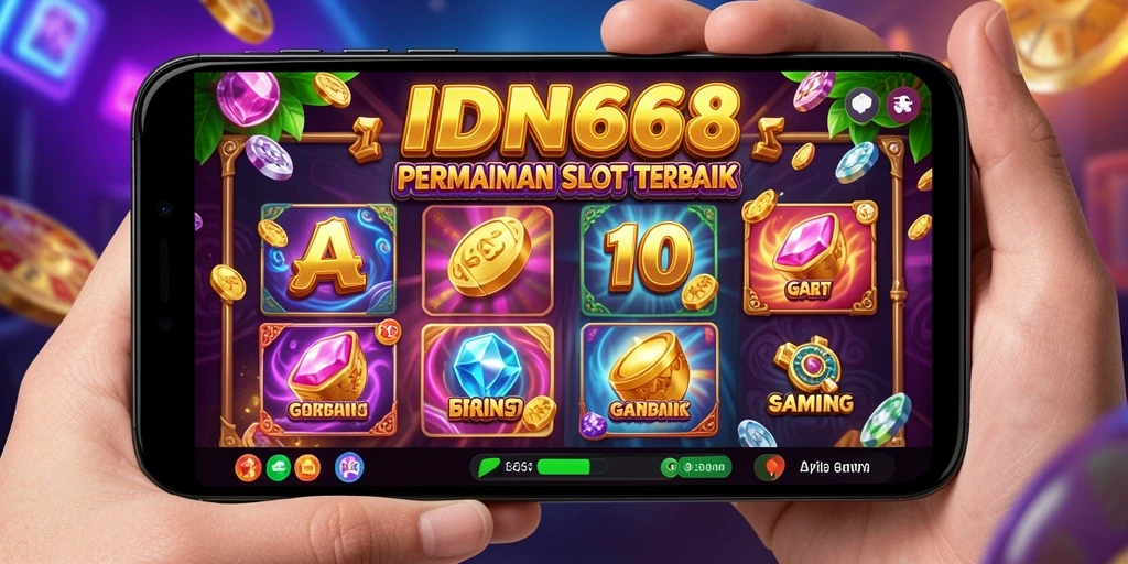 Screenshot gameplay menampilkan mesin slot seru dengan berbagai tema.