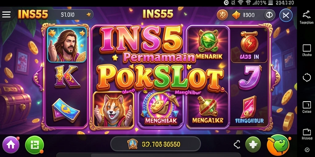 Tampilan gameplay seru dari game Slot INS55 dengan fitur menarik.