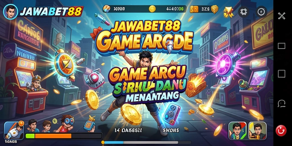Tangkapan layar utama JAWABET88 menampilkan gameplay Arcade yang menantang dan mengasyikkan.