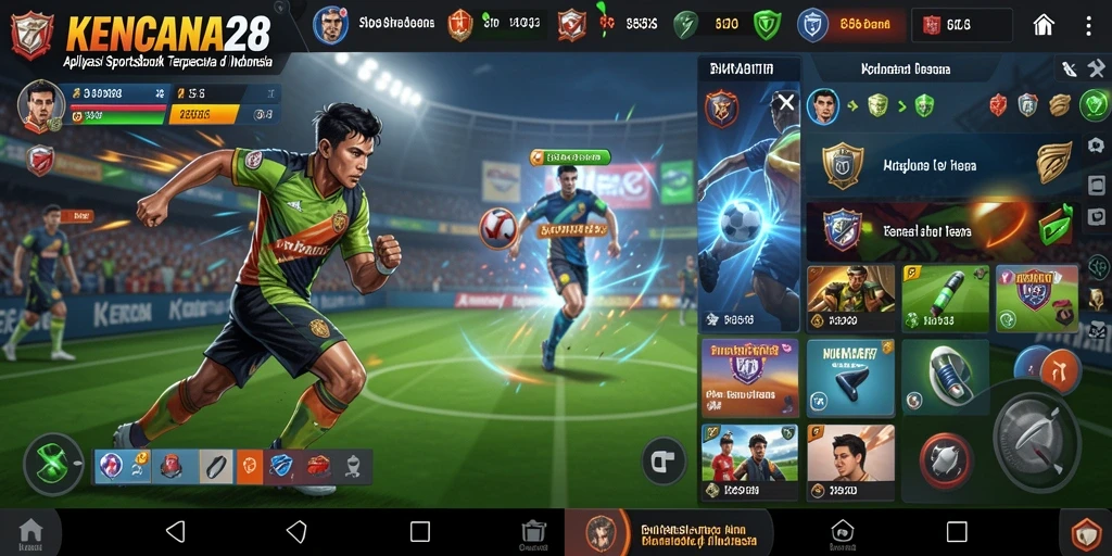 Tampilan menarik dari gameplay KENCANA28 dalam taruhan Sportsbook.