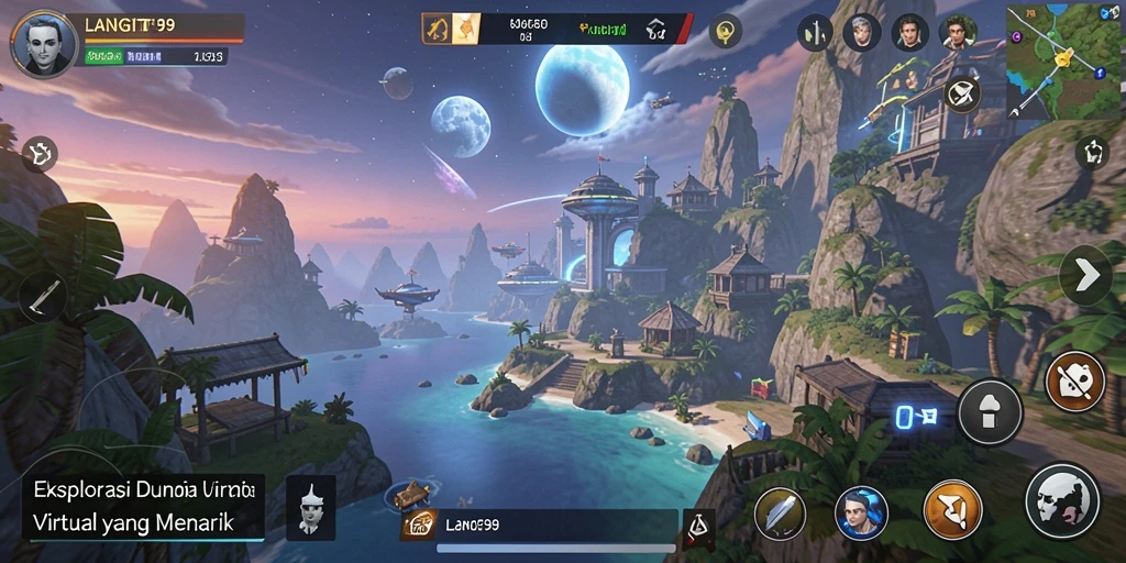 Tampilan menarik dari gameplay simulasi LANGIT99 yang mengasyikkan.