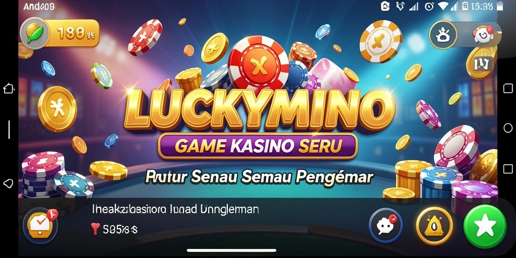Tampilan gameplay menarik di LUCKYMINO dengan grafis berkualitas tinggi.