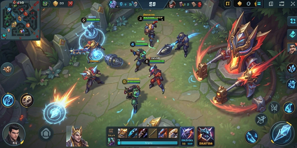 Tampilan gameplay seru dan strategi yang kompleks di SIKAT88.