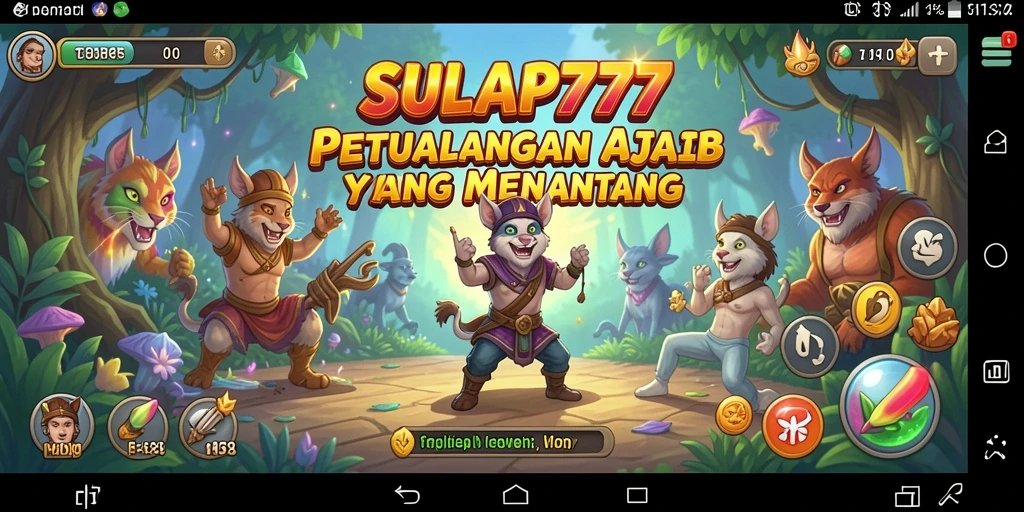Tampilan gameplay SULAP777 yang memukau dan menantang.